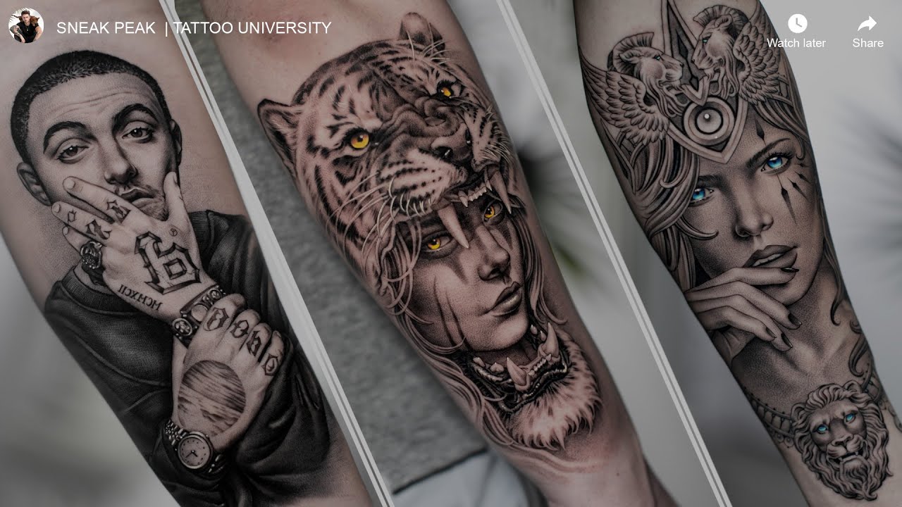 Online Tattoo Master Class Sneak Peek | Tattoo University by Daniel Silva