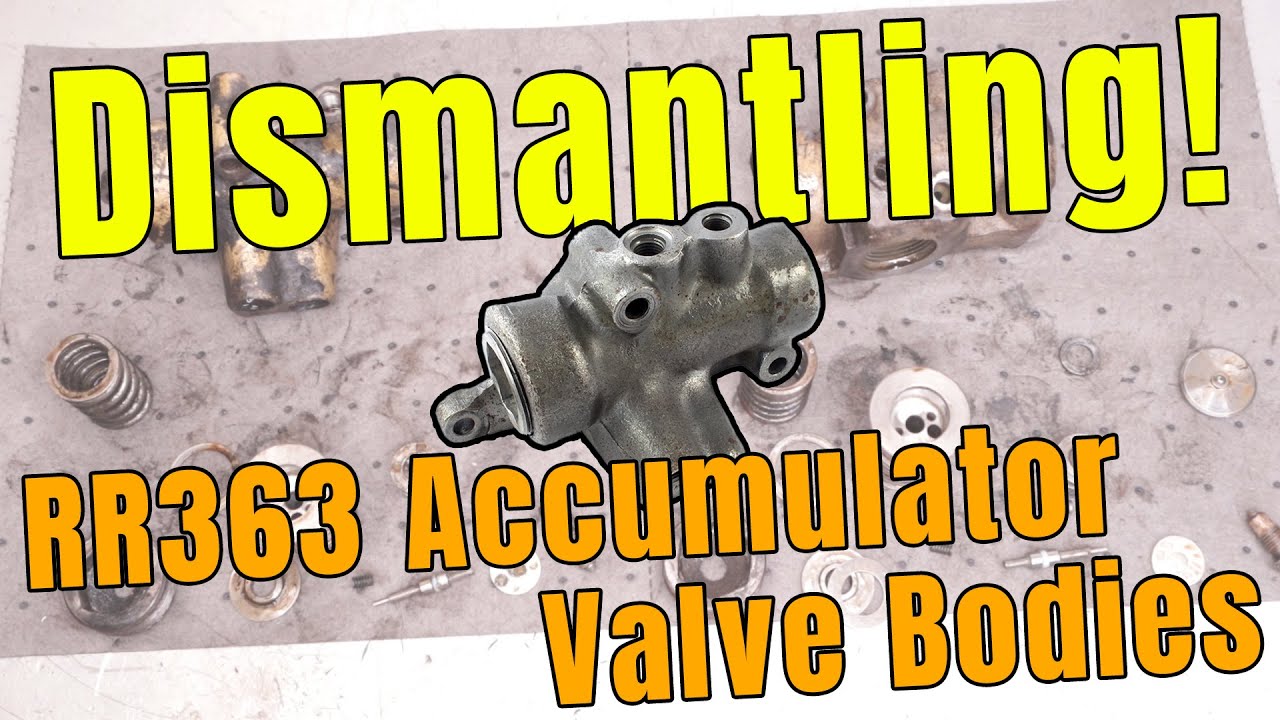 Video Tutorial : Accumulator Valve Body Dismantling (Shadow I & II, T1 & T2)