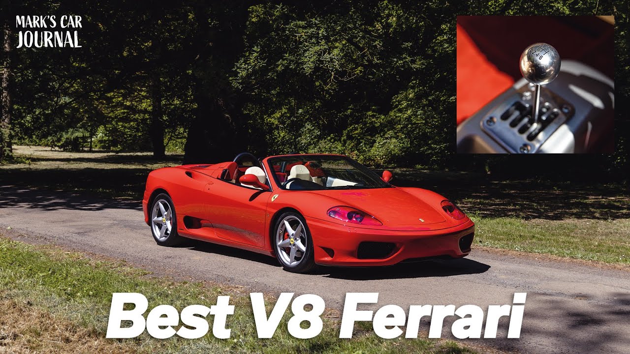За рулём Ferrari 360 Spider с механической коробкой передач | Невероятный звук | 4K