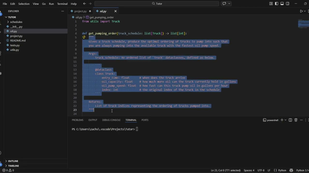 Tutor Coding Challenge
