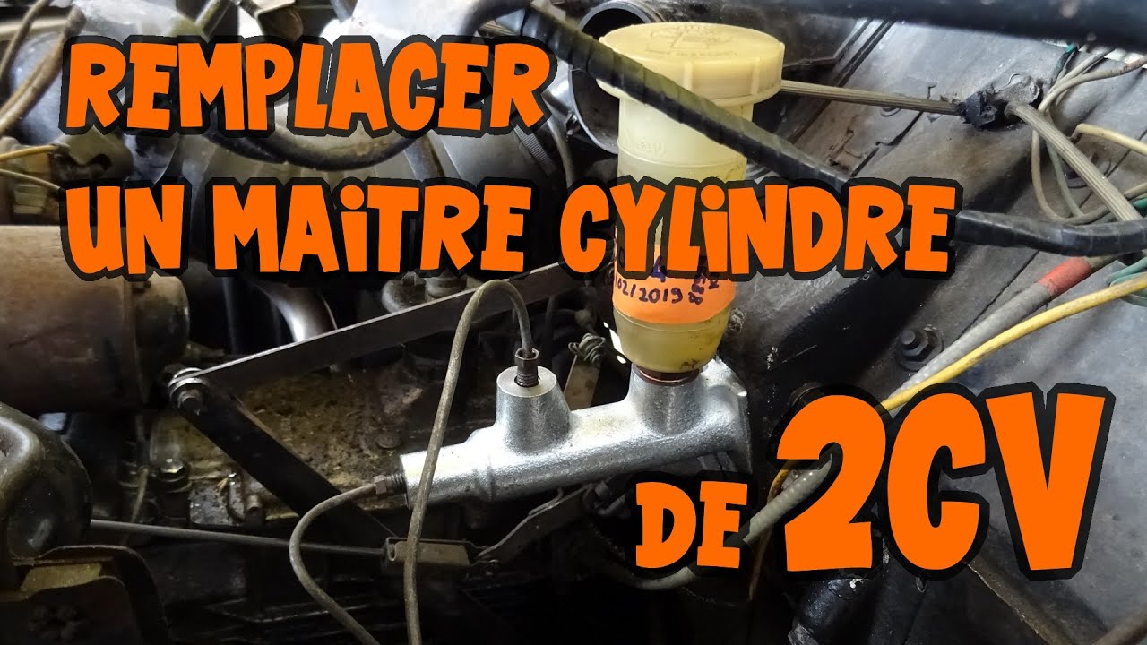 Comment remplacer un maitre cylindre de frein de 2cv Dyane Mehari