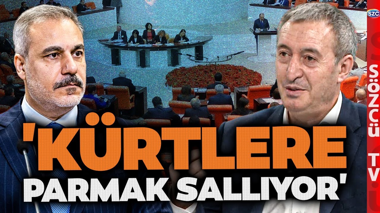 'Kürtlere Parmak Sallayan' Tuncer Bakırhan'dan Hakan Fidan'a Bomba Çıkış! Suriye Sözleri