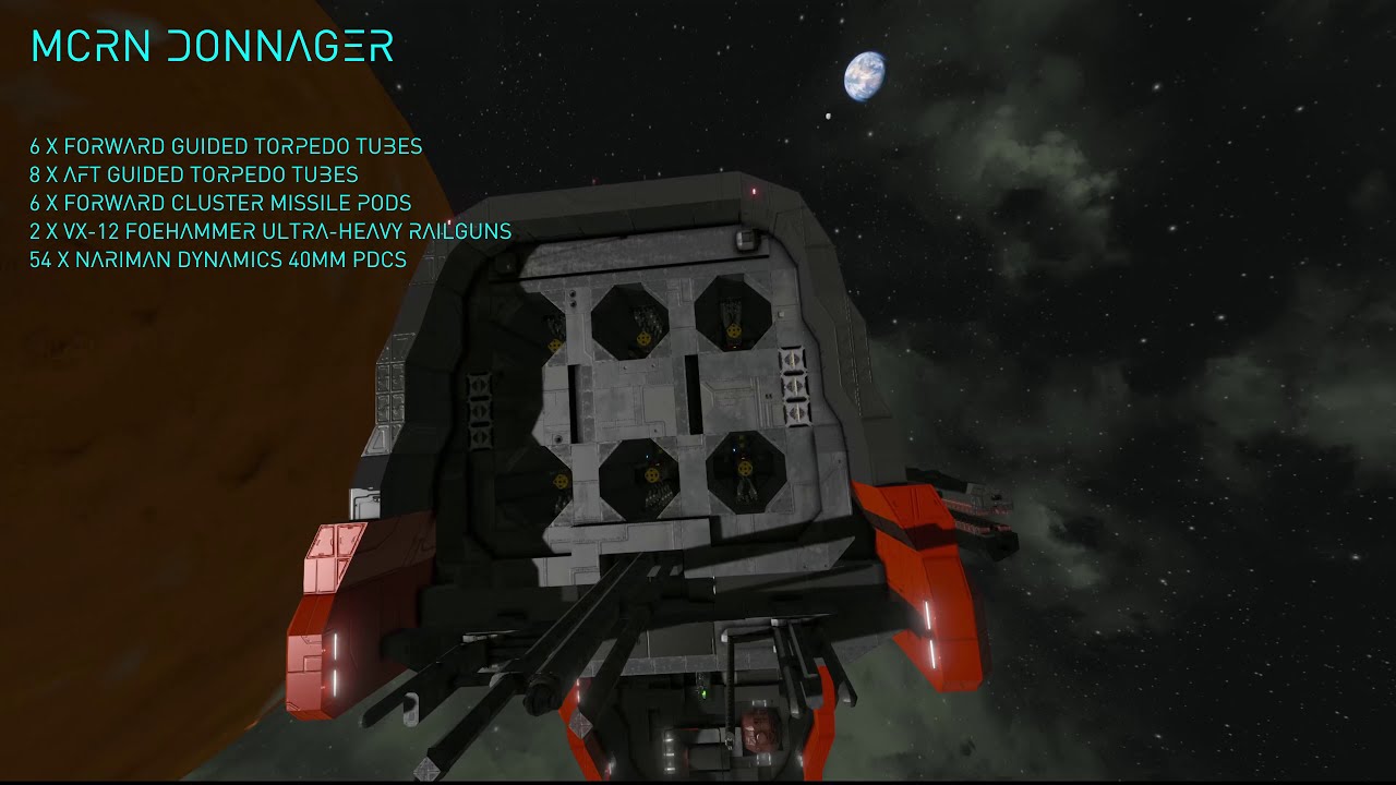 MCRN Donnager Weapons Demo