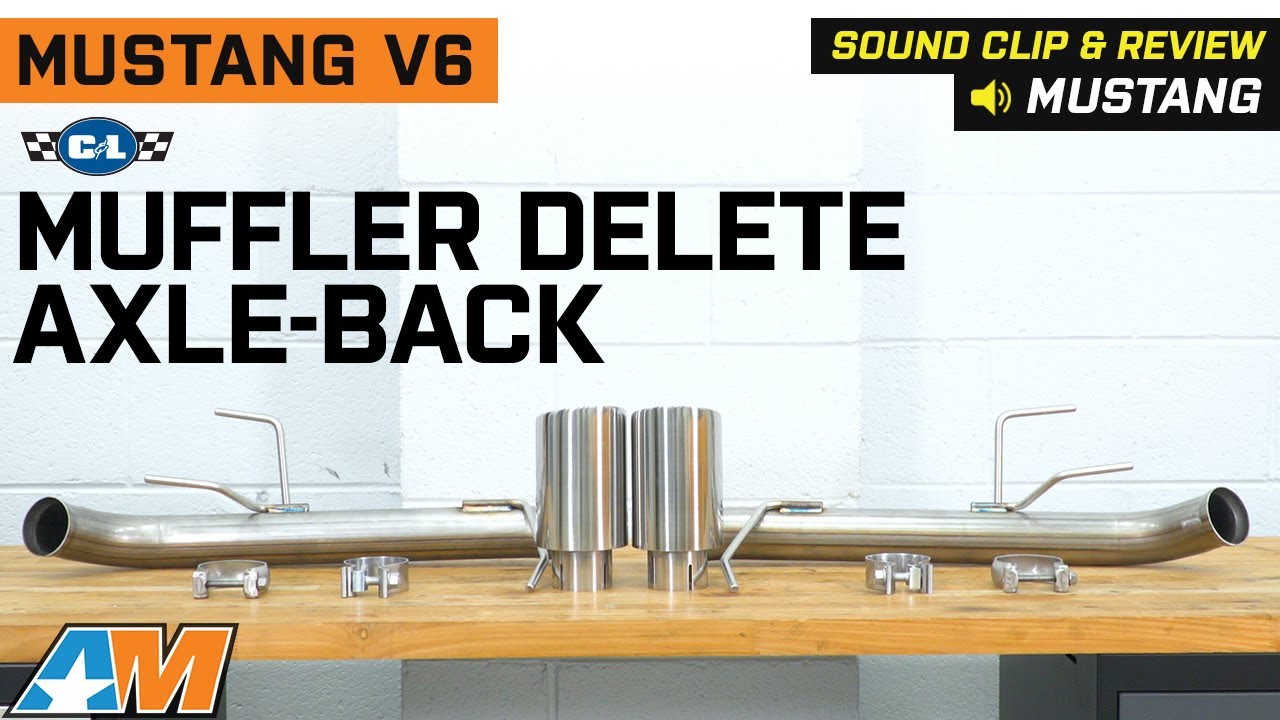 2011-2014 Mustang C&L Muffler Delete Axle-Back with Polished Tips Review & Sound Clip