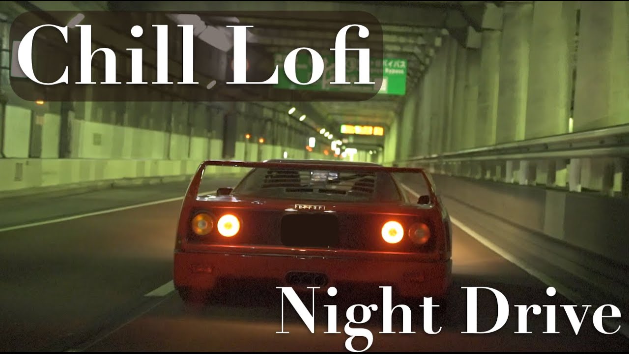 LoFi Night Drive – Ferrari F40 | Relax, Study & Chill Beats