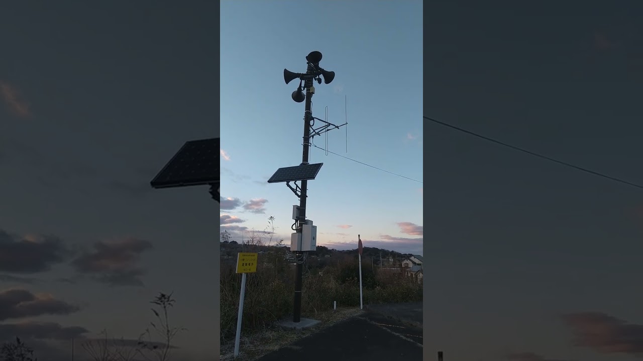 宮城県宮城郡七ヶ浜町17時 TOA旧音源｢夕焼けこやけ｣(テンポ-3)