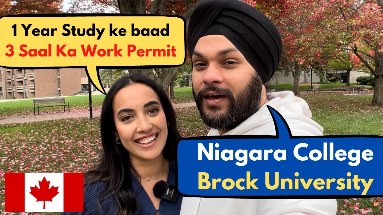 She got 3 Years Work Permit after 1 Year Study in Canada | Niagara College & Brock University