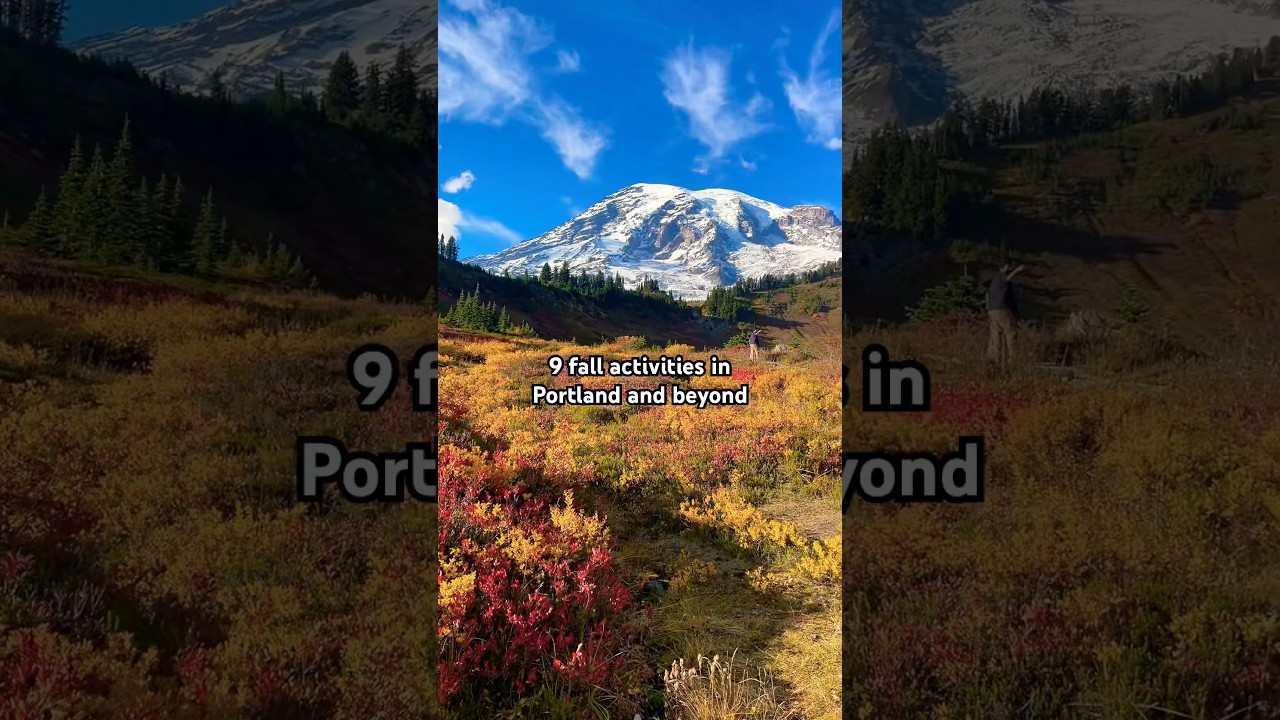Fall activities 📍Portland #portland #oregon #portlandoregon #mtrainier #fallactivities #fallfoliage
