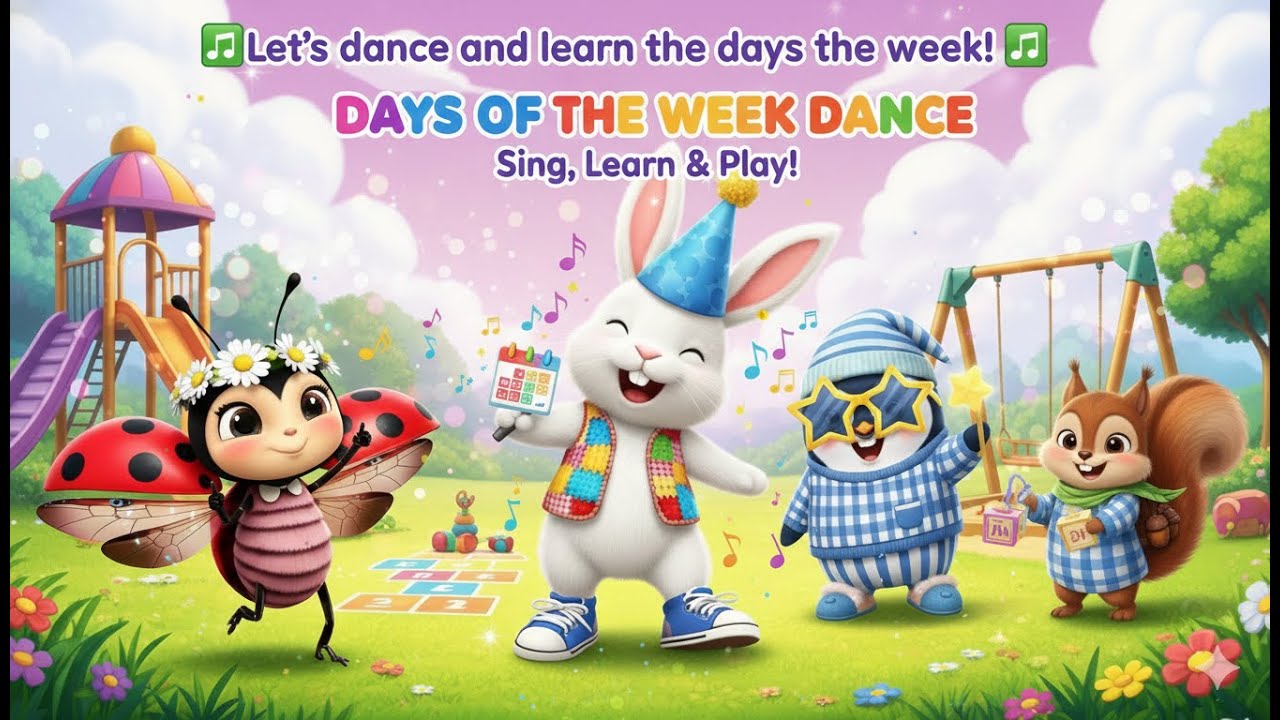 Days of the Week Dance 📅🎶 | Fun Learning Song for Kids & Toddlers