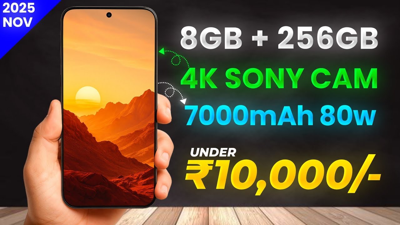 Top 5 Best 5G Phones Under ₹10,000 in This Sale 2025 📱⚡ Budget 5G Kings!