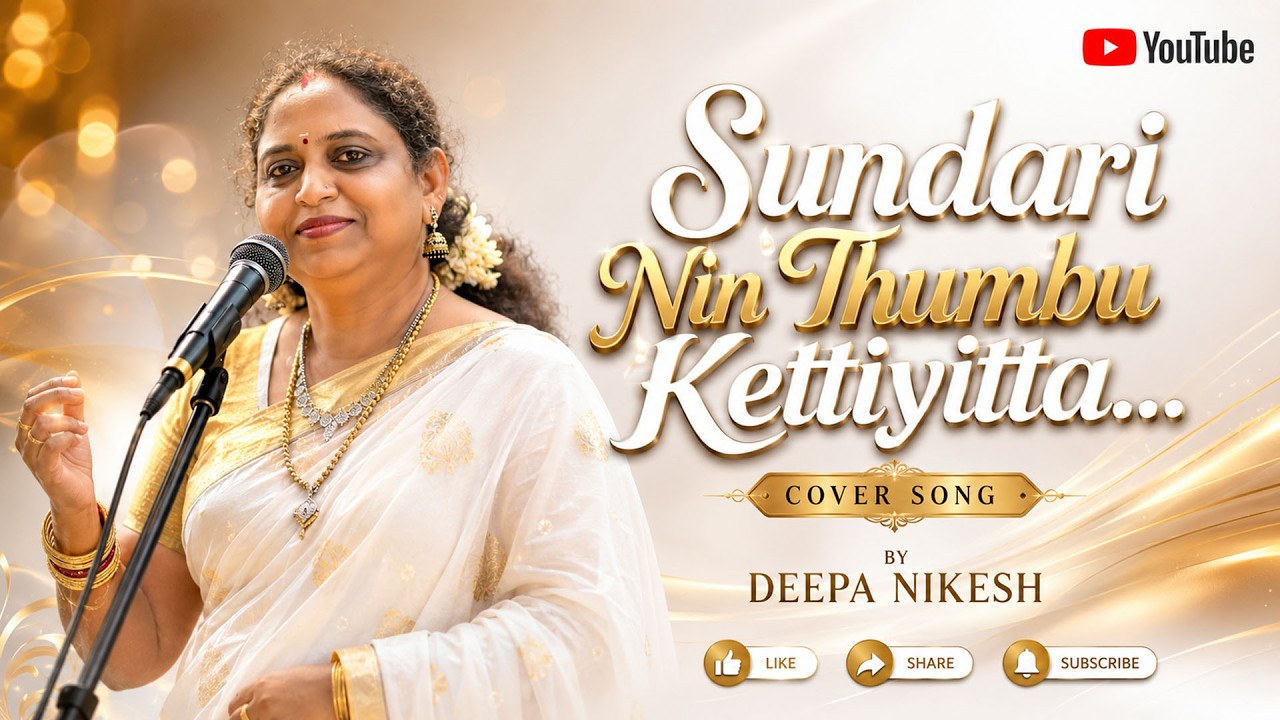 Sundari Nin Thumbu Kettiyitta... | Cover Song by Deepa Nikesh #deepanikesh #keralaupdates #music