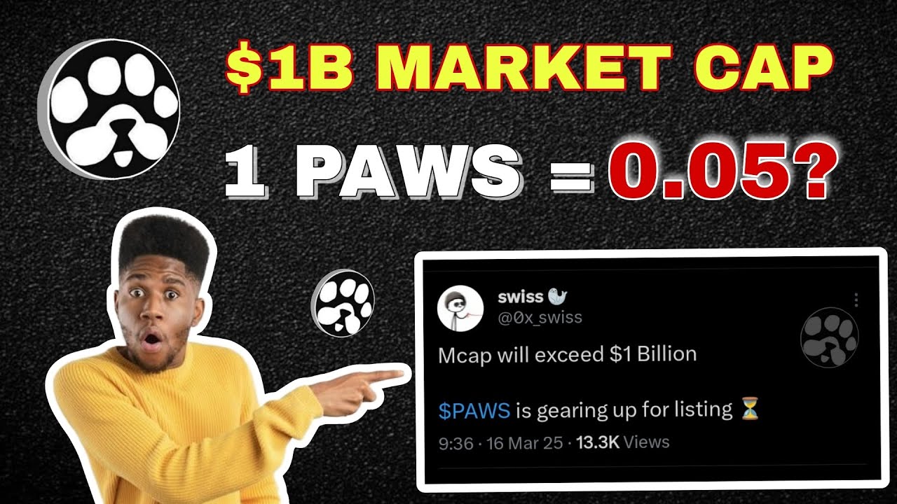 PAWS Token Price: The Next 100x Solana Gem? | $1B Market Cap on Day 1