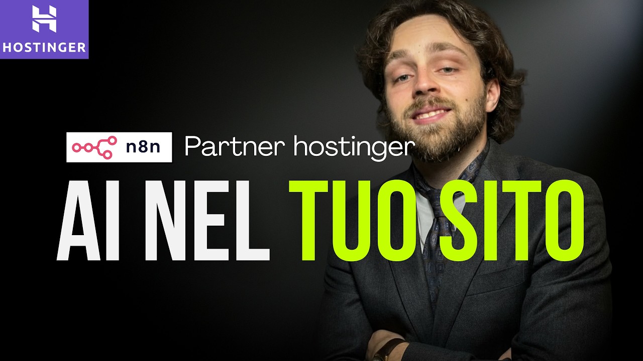 Come integrare un Agente AI nel tuo sito (n8n + Hostinger + Bolt + Claude)
