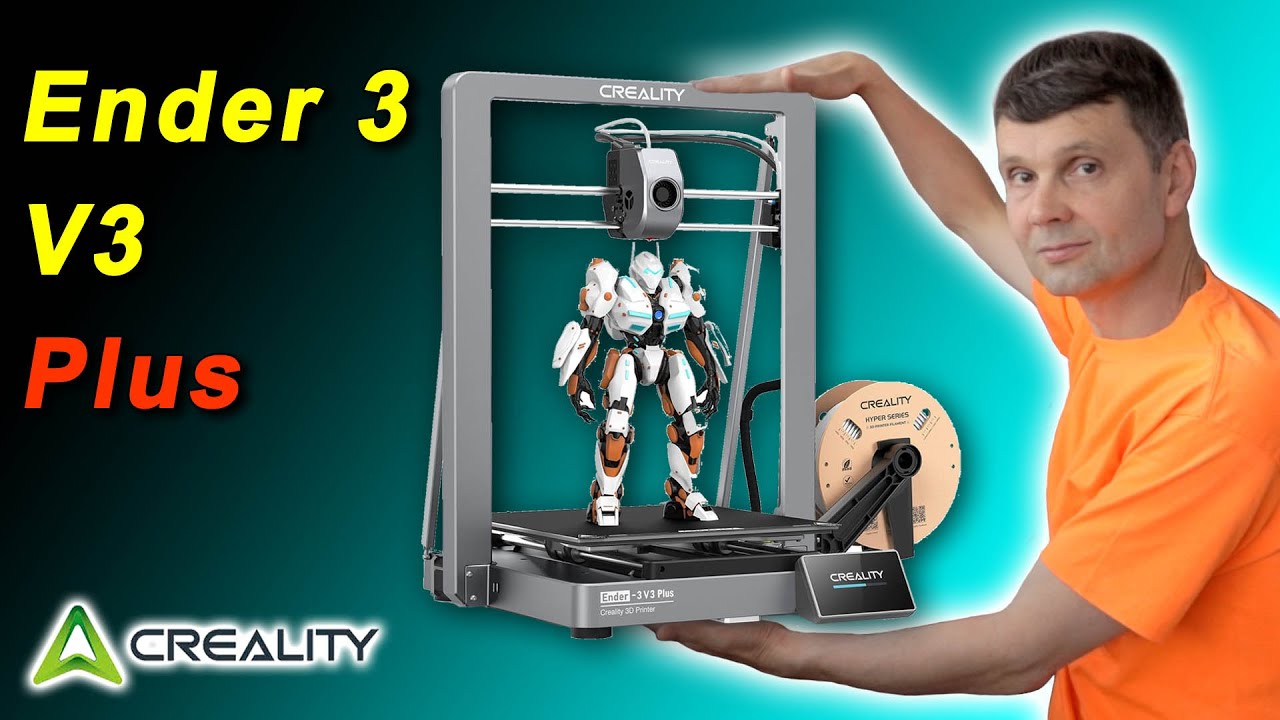 🔥 Creality Ender 3 V3 Plus это голый K1 Max с быстрой кинематикой Core XZ #3dprinting Игорь Белецкий