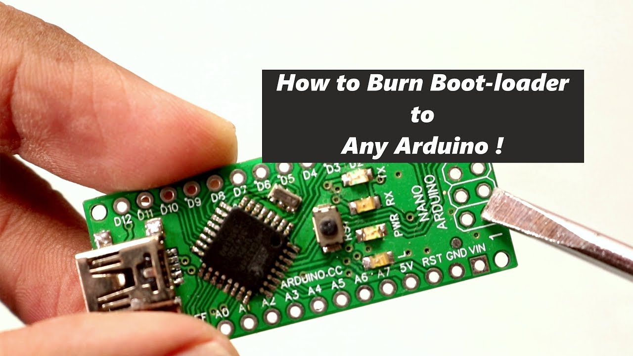 How to Burn Boot-loader to Any Arduino !