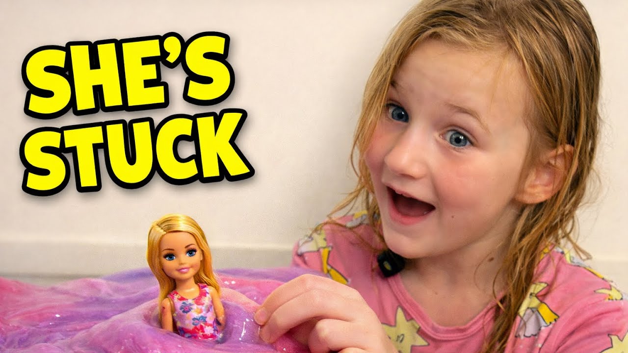 Chelsea Stuck in Putty!Barbie Doll Rescue Adventure