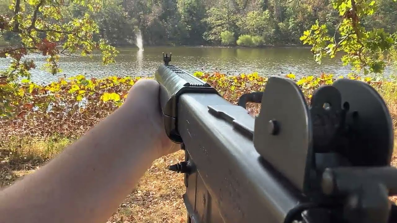 ArmaLite AR-180 POV firing
