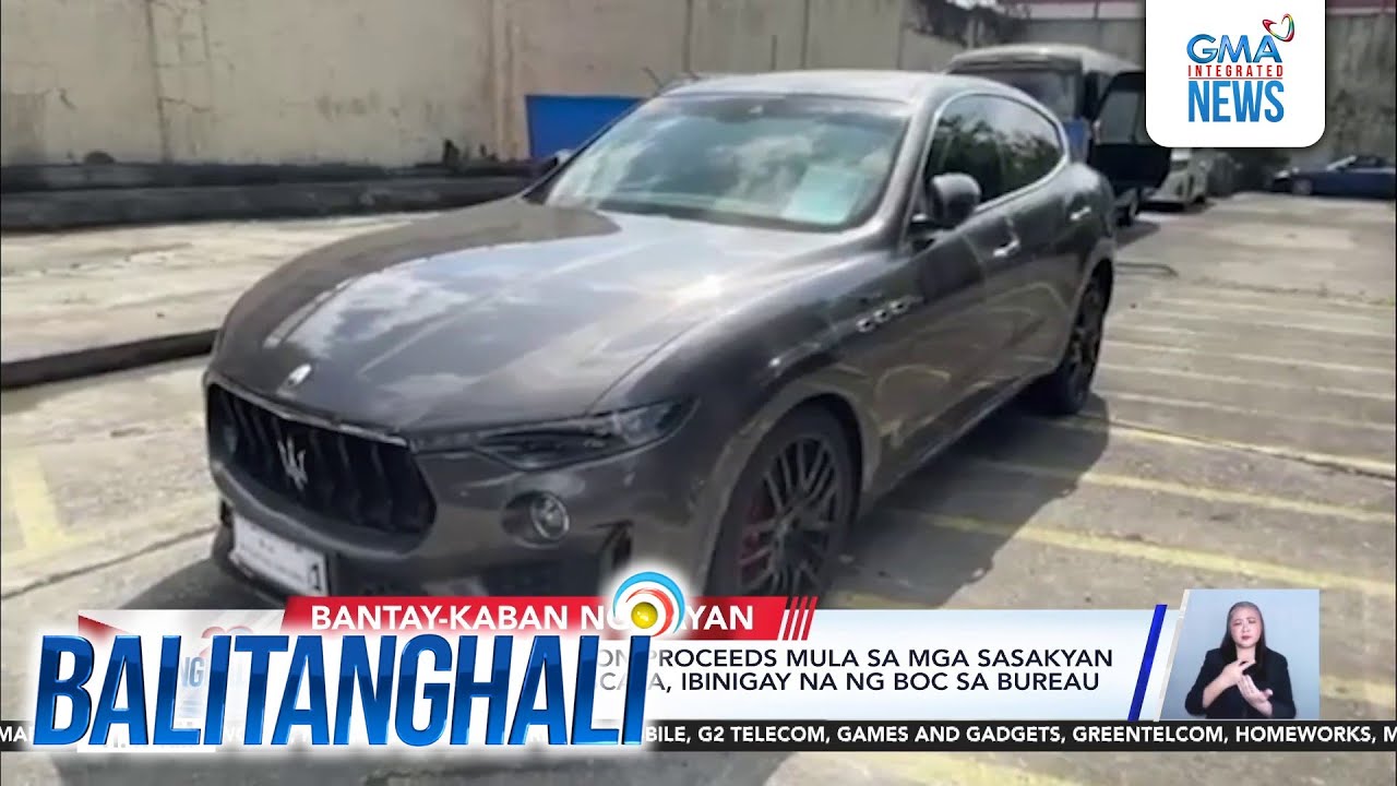 Nasa P102-M na auction proceeds mula sa mga sasakyan ng mag-asawang Discaya... | Balitanghali