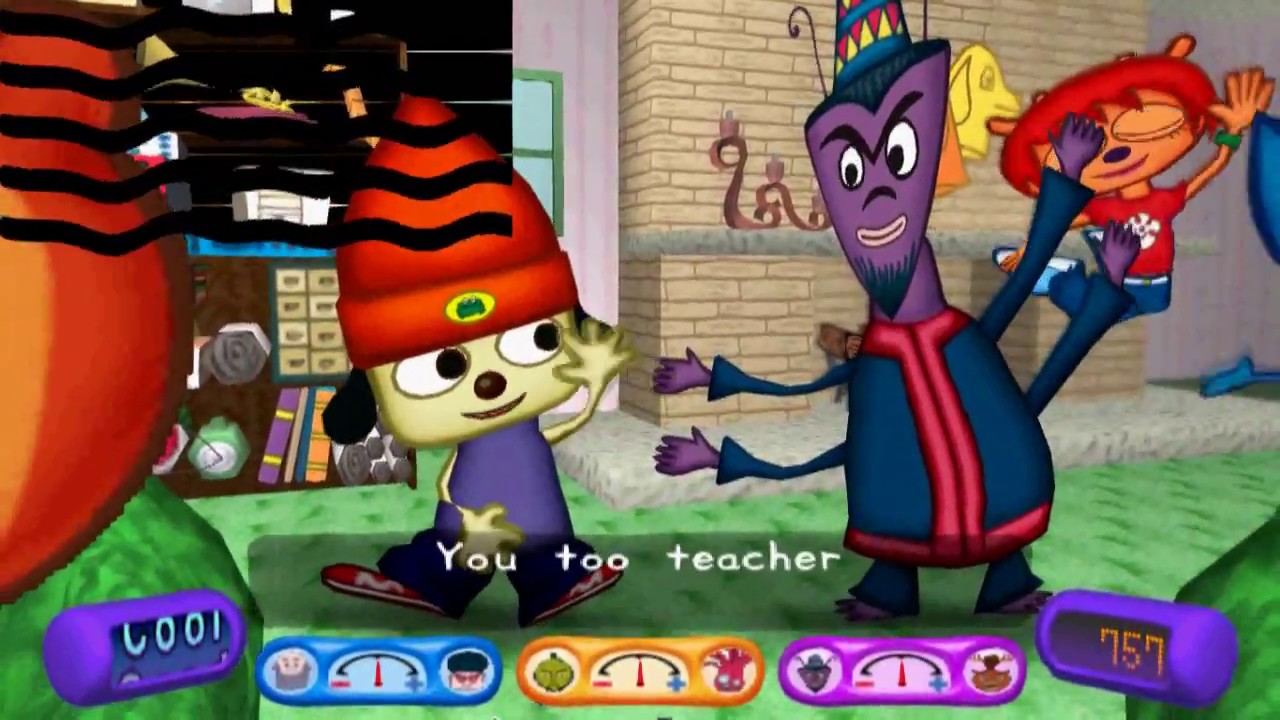 Parappa the Rapper 2: Stage 3 but I keep getting cool mode