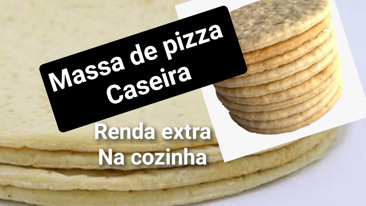 Passo a passo massa de pizza 