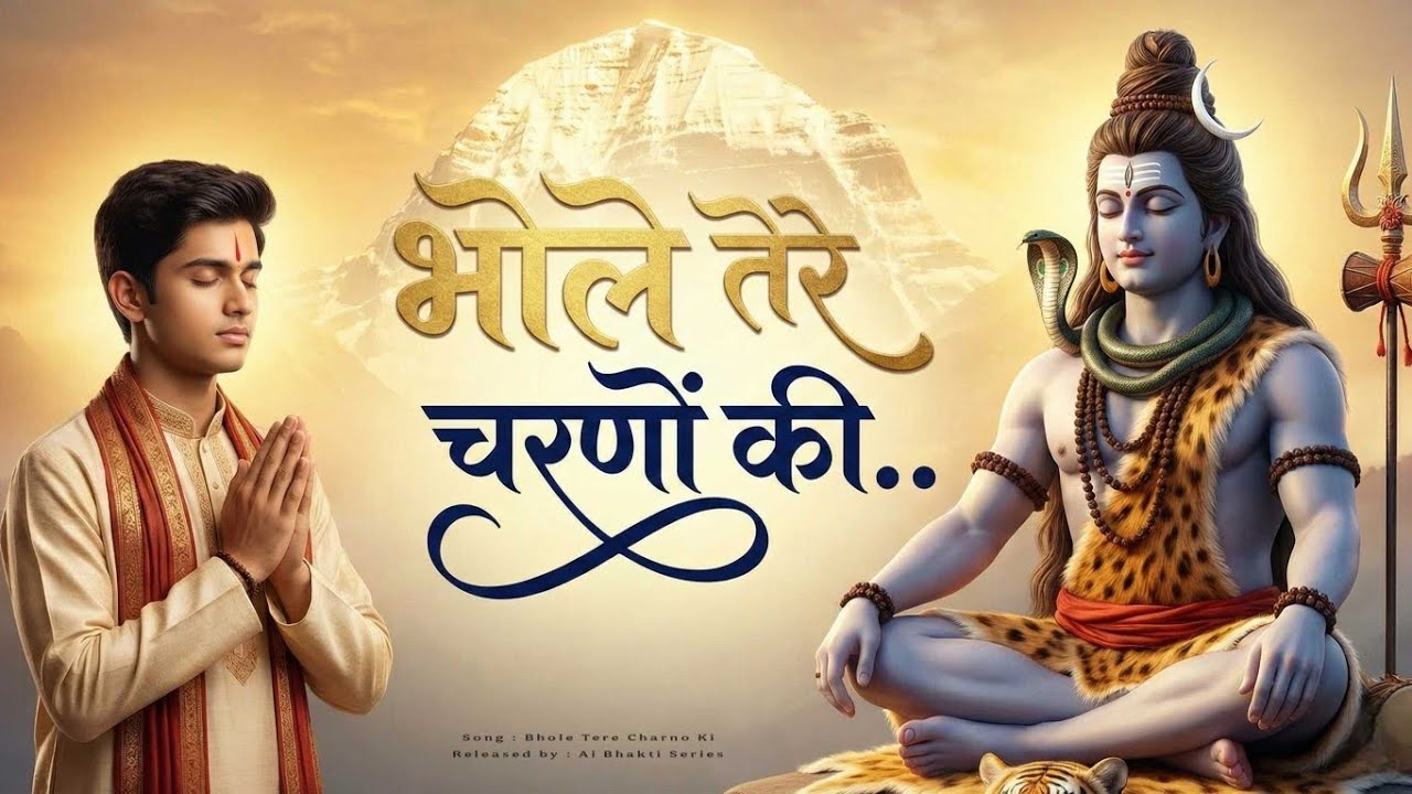 Bhole Tere Charno Ki |Soulful Hindi 2026| Peaceful Mahadev Bhajan |Latest Shiv Bhajan| Bhakti Series