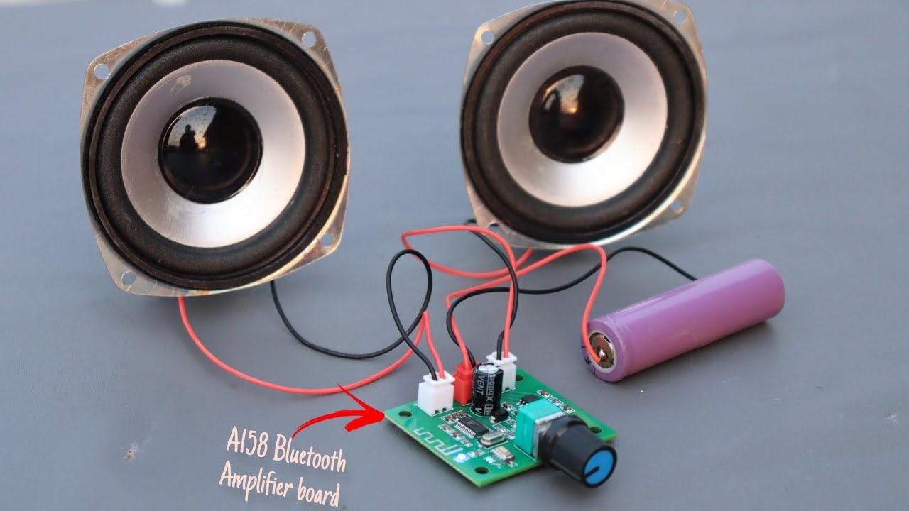 XH-A158 Bluetooth Amplifier board | Full wiring and sound test