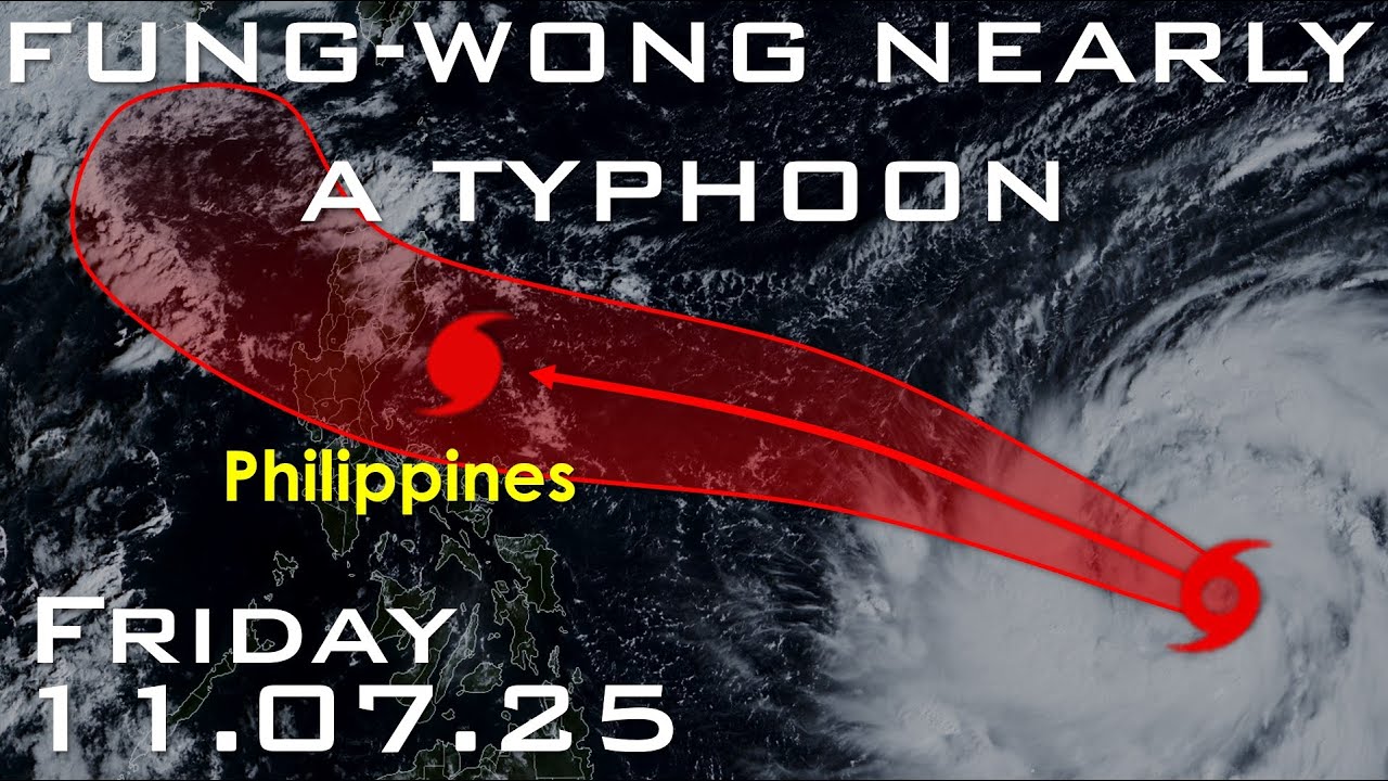 [Friday] Fung-Wong Nearly a Typhoon; Likely to Be a Powerful Typhoon on Approach to the Philippines