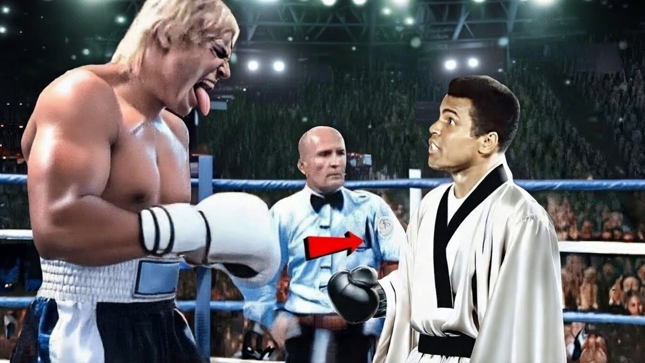 O Dia Em Que Uma BESTA GIGANTE Ousou DESAFIAR Muhammad Ali… Segundos Depois Acabou NOCAUTEADO