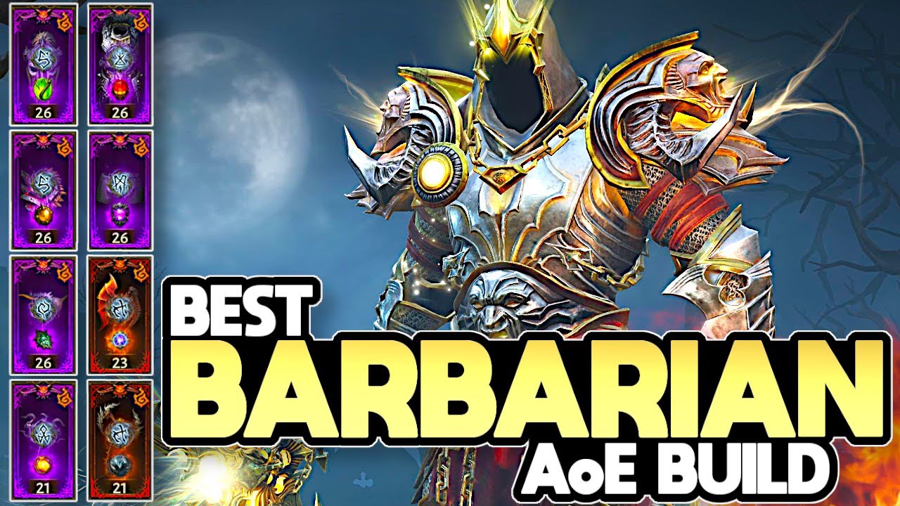 Best Barbarian Build with AOE Damage in Diablo Immortal