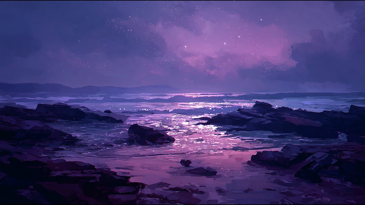 Calm Ocean Ambience • Light Waves & Sleep Sounds (10 Hours)
