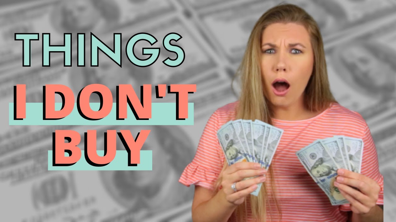 10 Things I Stopped Buying To Save Money & Live Better (Minimalism + Saving Money)