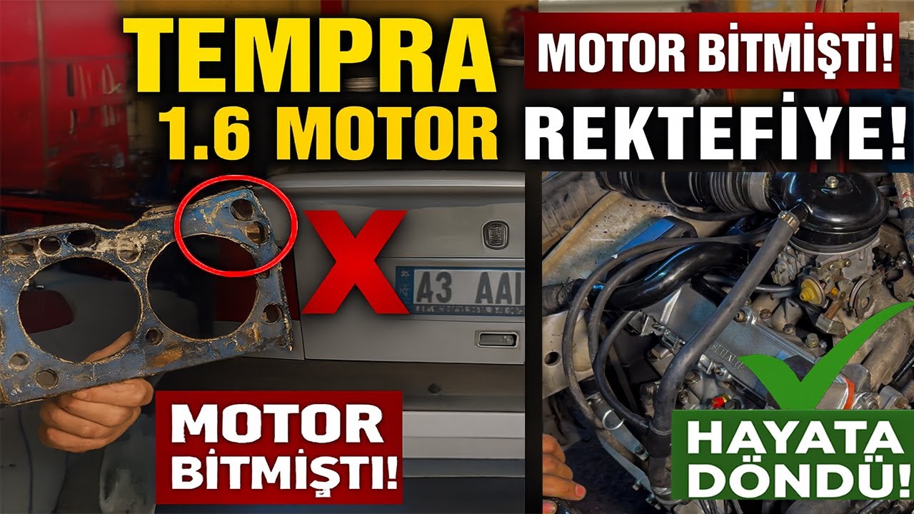 BU TEMPRA'YI KURTARMAK İMKANSIZDI ! AMA BAŞARDIK... (Fiat Tempra 1.6 Motor | Şanzıman | Revizyon)