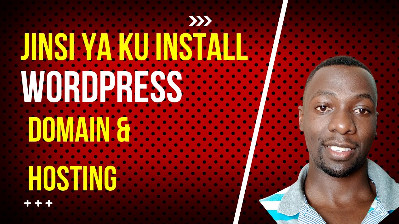 Jinsi ya ku install WordPress kwenye domain (Hosting control panel) Ku design website bure