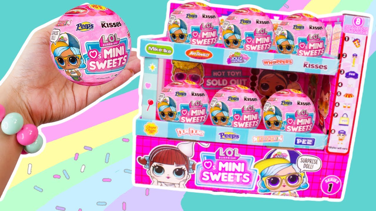 LOL Surprise Mini Sweets Smaller Balls Full Case Unboxing! Candy Brands LOL Dolls