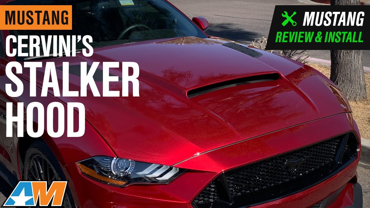 2018-2020 Mustang Cervini's Stalker Hood; Unpainted Review & Install