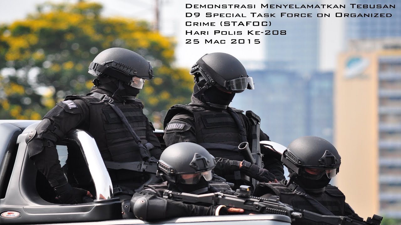Hari Polis ke-208 - Demonstrasi STAFOC Menyelamatkan Tebusan