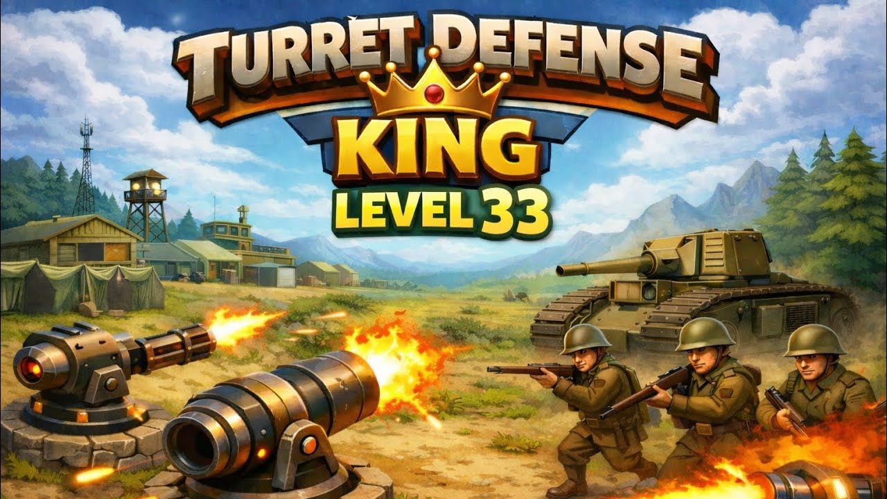 Turret Defense King level 33 walkthrough 
