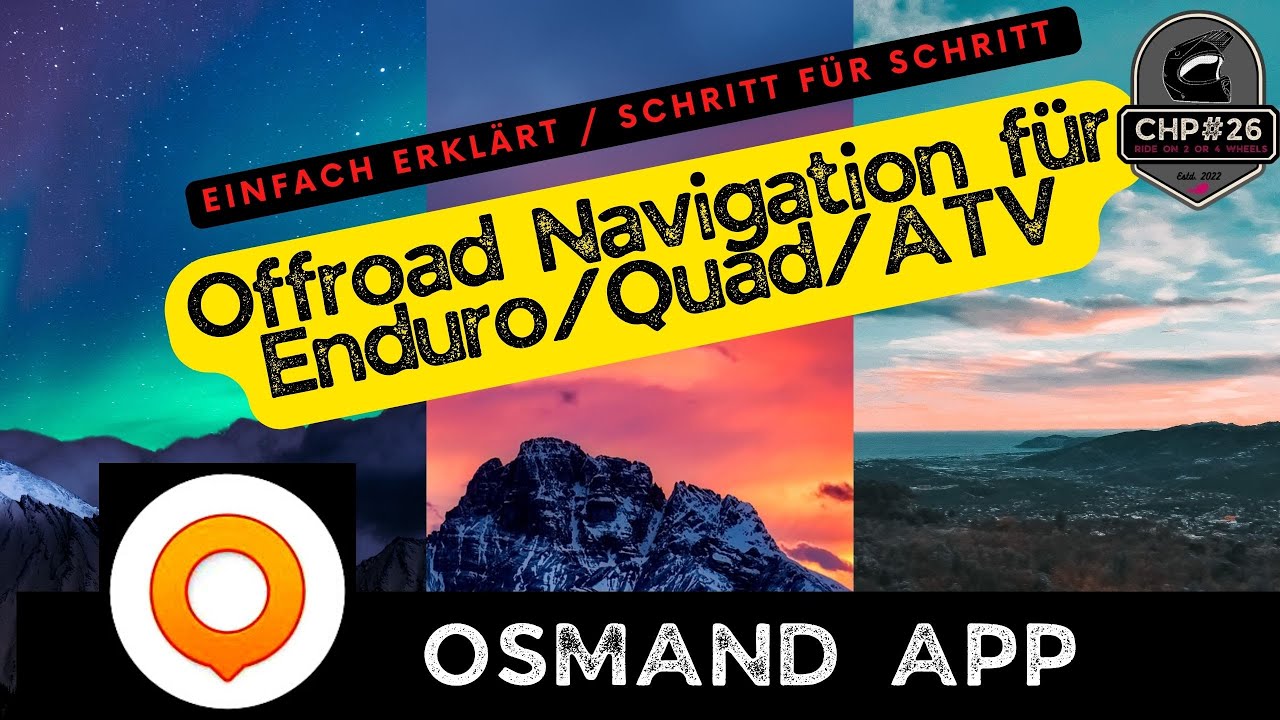 Offroad Navigation APP Enduro/QUAD/ATV/4x4 - Schritt für Schritt erklärt ( OSMAND APP )