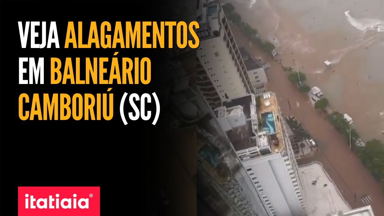 CHUVAS CAUSAM ALAGAMENTOS EM VÁRIOS PONTOS DE BALNEÁRIO CAMBORIÚ (SC)