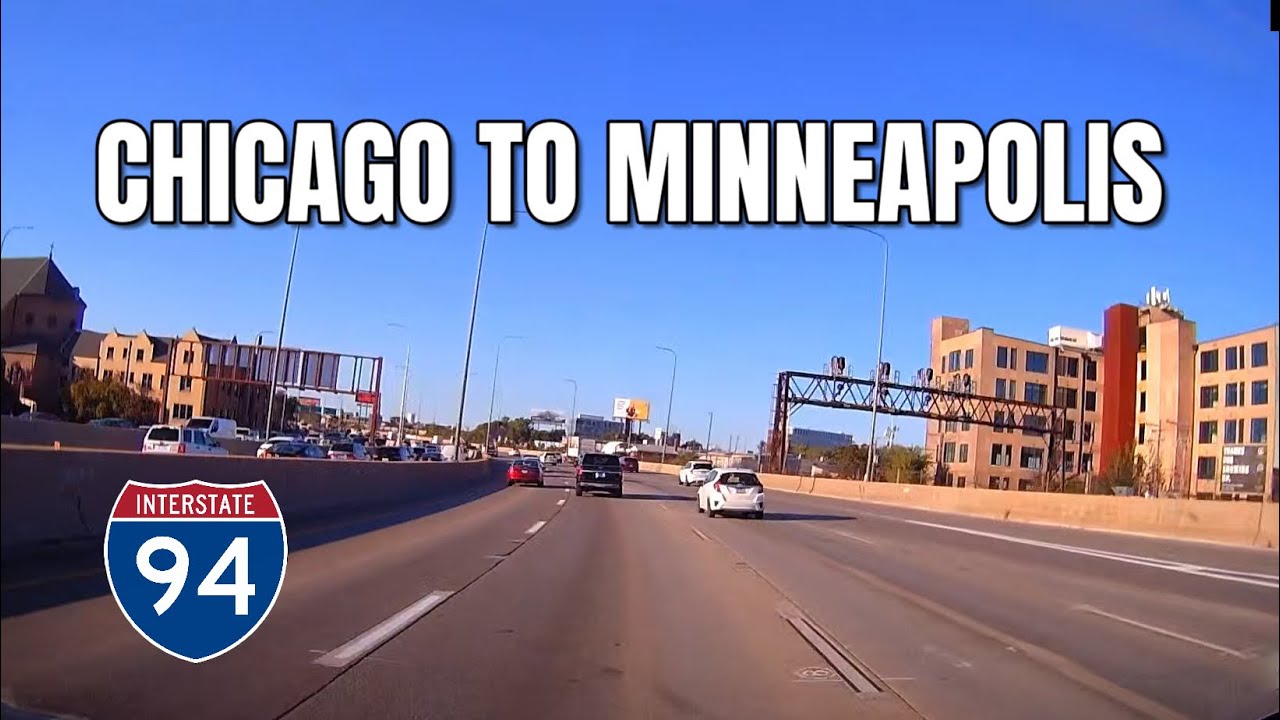 Driving from Chicago to Minneapolis , Minnesota , highway 94 , I94 , interstate 94 #roadtrip 