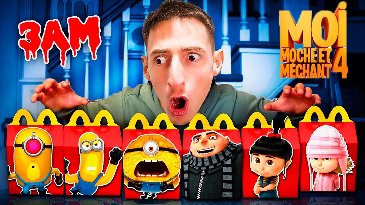 NE JAMAIS COMMANDER LE HAPPY MEAL DES MINIONS &agrave; 3H DU MATIN ! LES MINIONS SONT VENUS CHEZ MOI !!