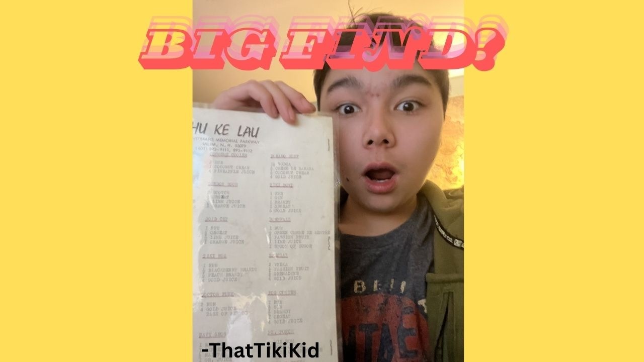 I FOUND WHAT??? Tiki find.