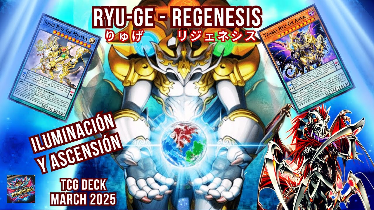 🔥Ryu-Ge + Regenesis🔥| Replays + Decklist | TCG 2025 YuGiOh #Yugimpossible