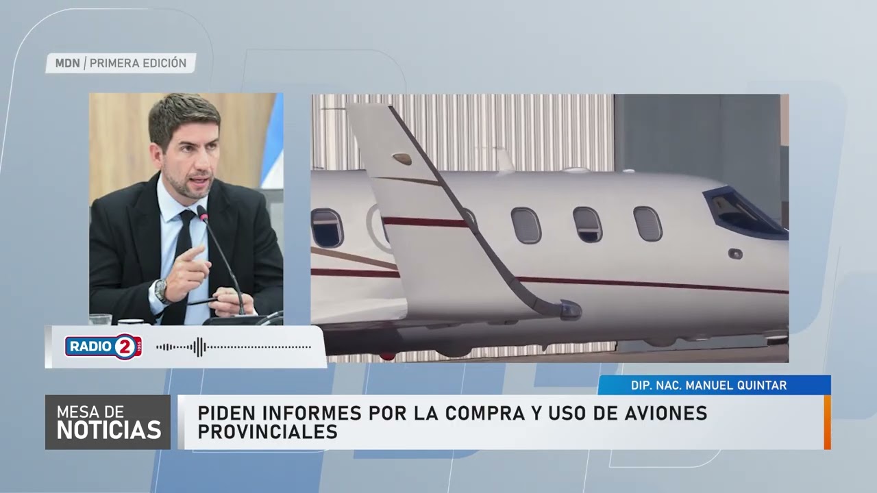 Diputados nacionales piden informes por la compra y uso de aviones del Gobierno de Jujuy