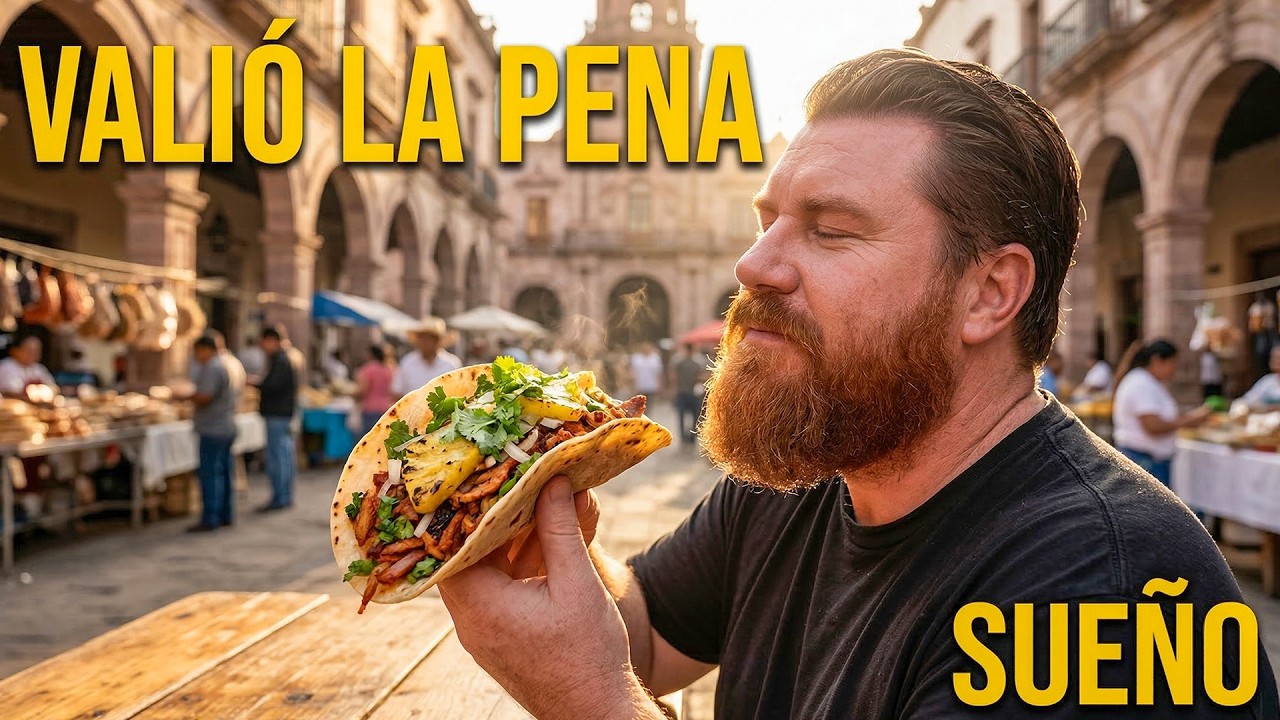Viajé 500 KM por la COMIDA Más FAMOSA 😮🇲🇽 Tacos, Pozole y la Botana Más Rara en Michoacán