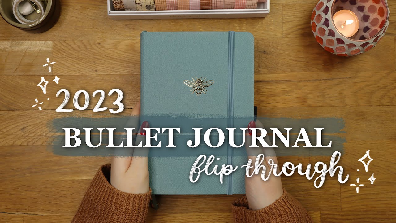 I Made A Bullet Journal For My Sister! 🦋 2023 Bullet Journal Flip Through