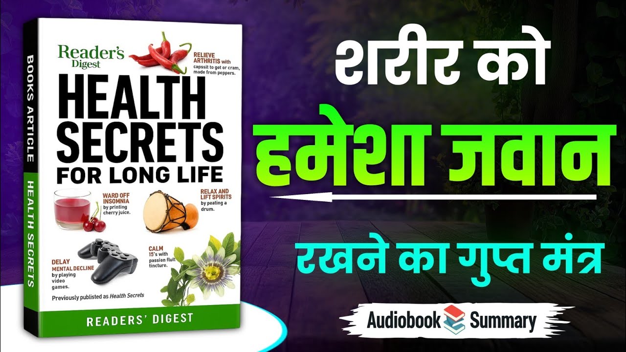 100 साल जीने का गुप्त मंत्र | Health Secrets for Long Life Complete Book Summary In Hindi