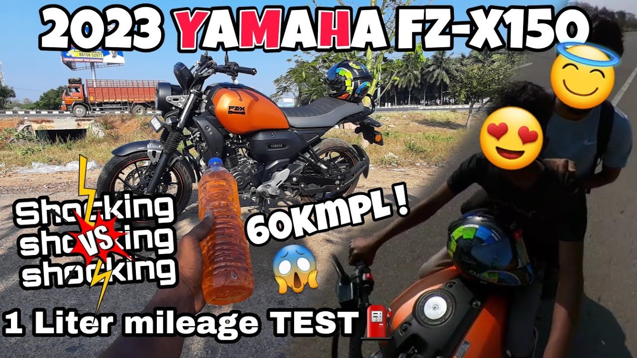 2023 FZ-X 150 | 1 Lliter mileage testing ⛽|Murlee  vlogs | Tamil |