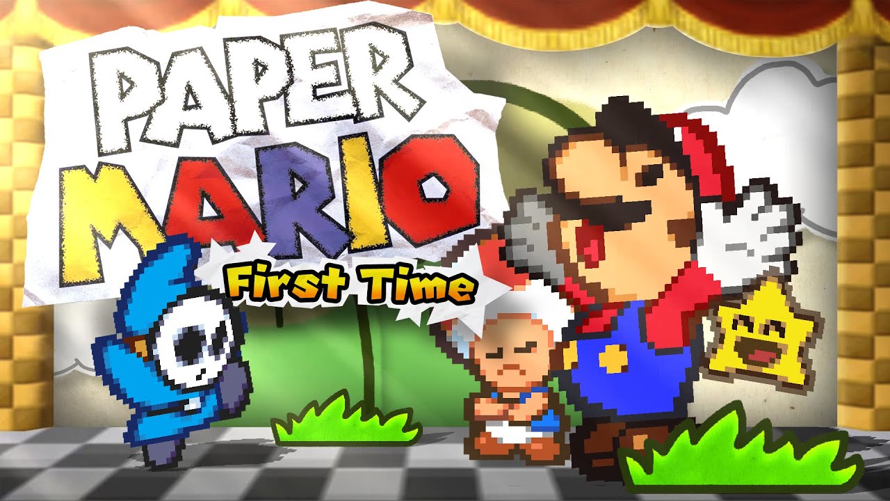 A Timeless Classic?【 PAPER MARIO 64 】 Part 1 | Blind Gameplay Reaction