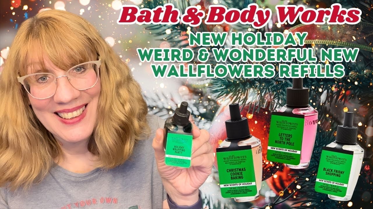 Bath & Body Works Новые праздничные необычные и чудесные новые настенные цветы